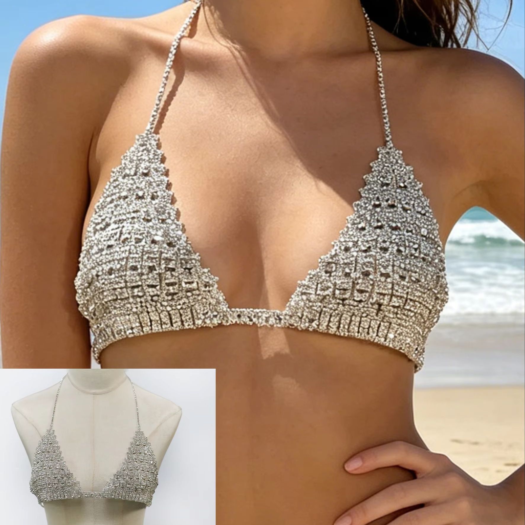 Body Jewelry Chest - 1Pcs Fashionable Neck Hanging Luxury Style