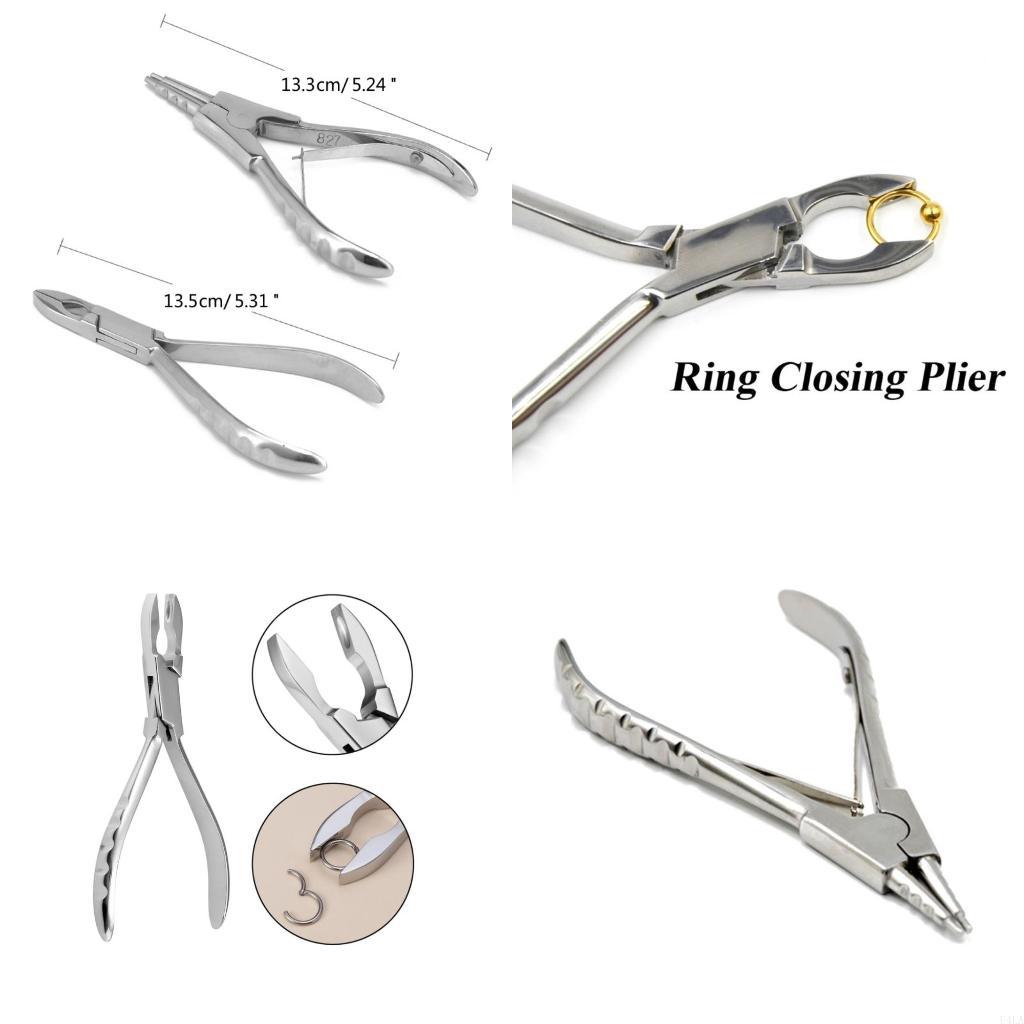 Body Jewelry Ring Opening Pliers - U4LA Thép không gỉ Xỏ Kìm
