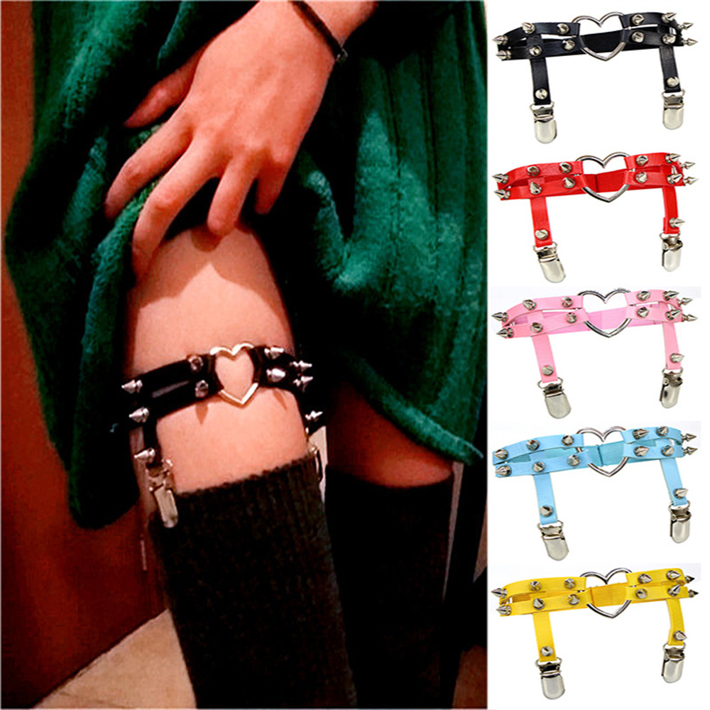Body Jewelry For Sale - 1Pcs Women Punk Goth Heart PU