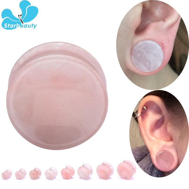 Body Jewelry Gauge Sizes - 2 máy tính Thạch Anh Hồng
