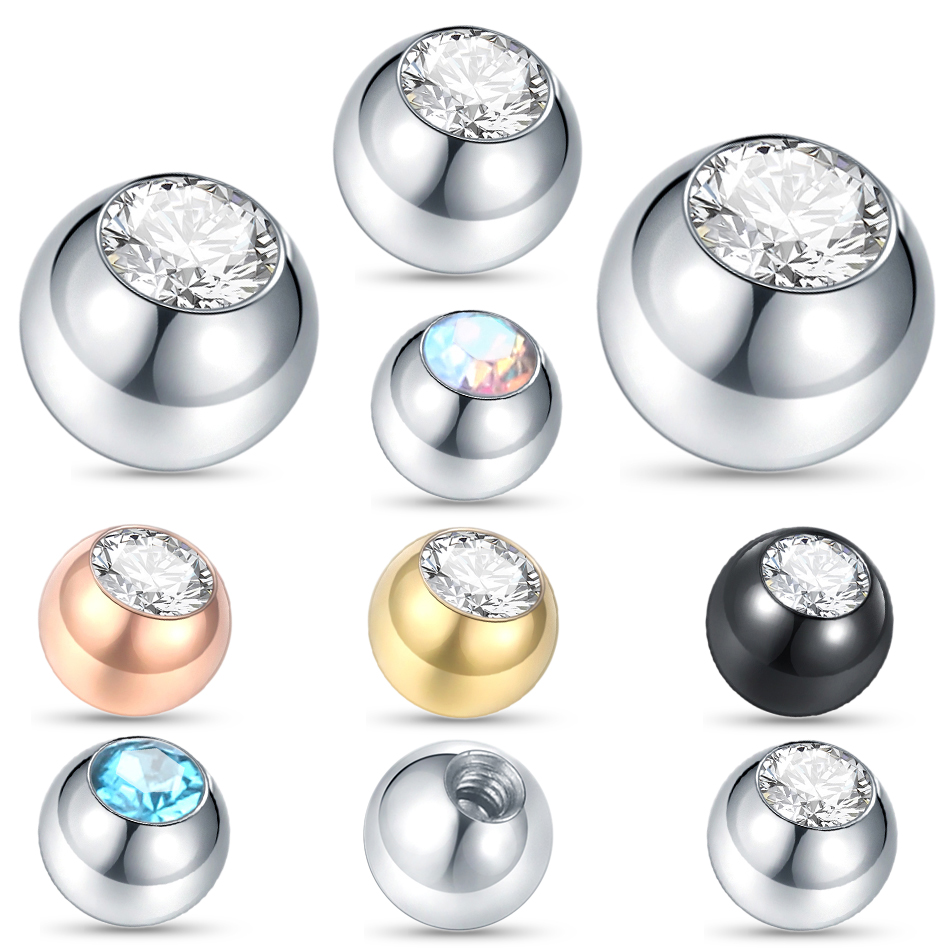 Body Jewelry Replacement Ball - 10 Chiếc Vít Thép Không Gỉ