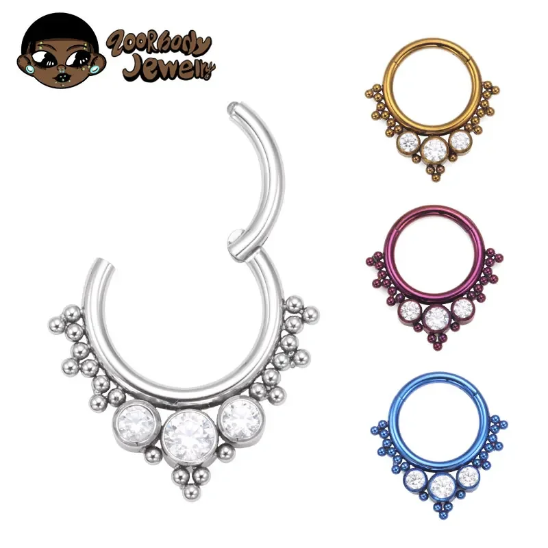 ASTM F136 Titanium Clicker Hig - đánh giá và giá Body Jewelry Quality