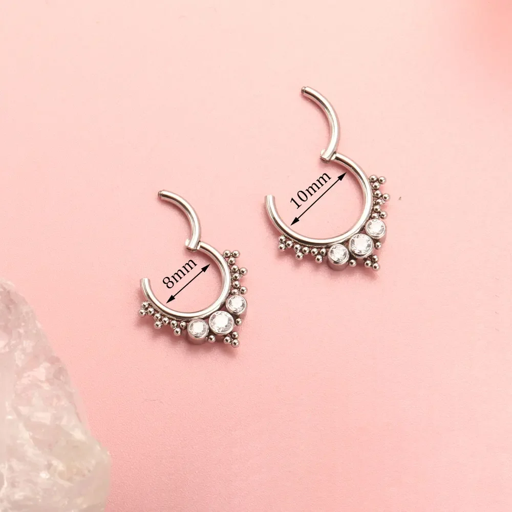 ASTM F136 Titanium Clicker Hig - đánh giá và giá Body Jewelry Quality