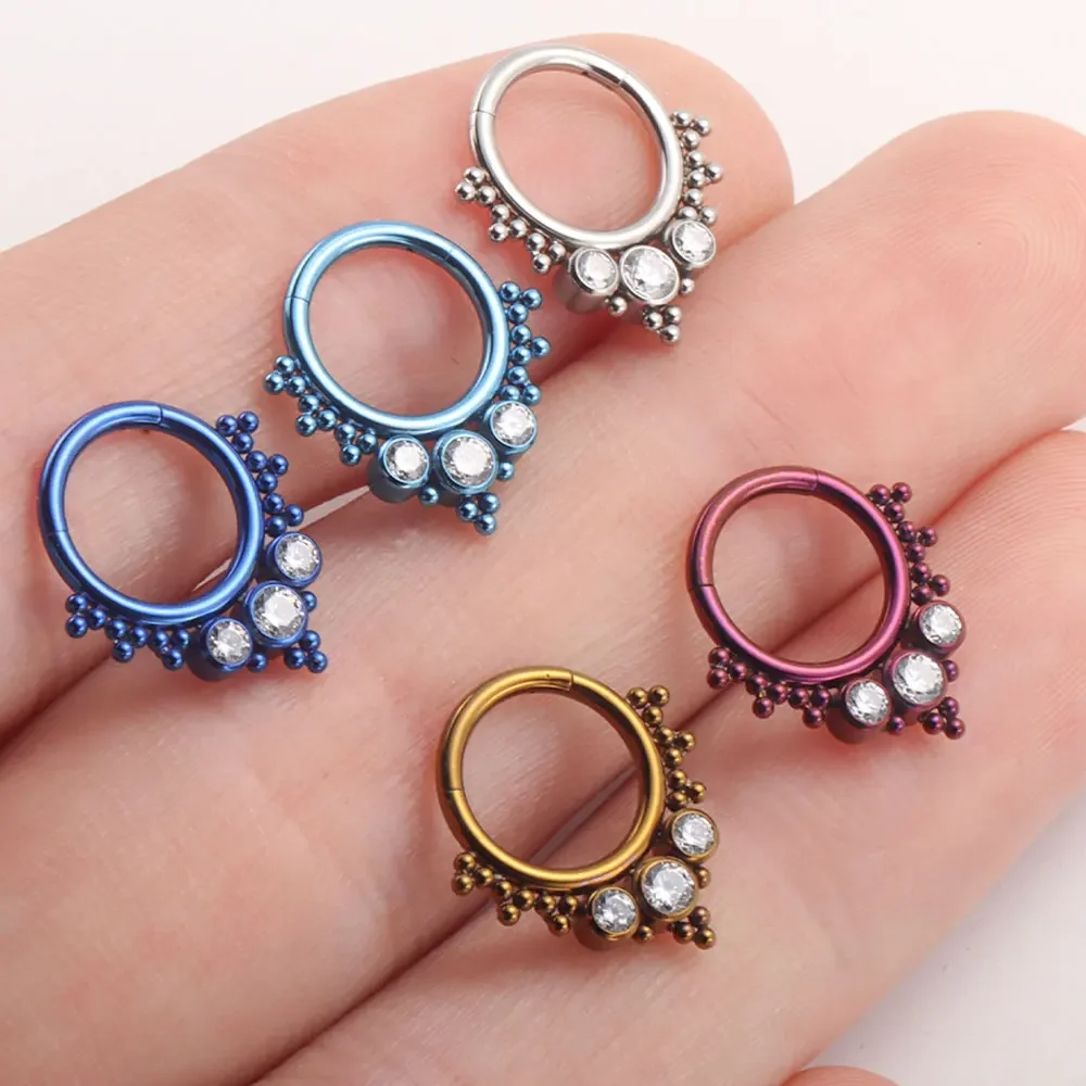 ASTM F136 Titanium Clicker Hig - đánh giá và giá Body Jewelry Quality