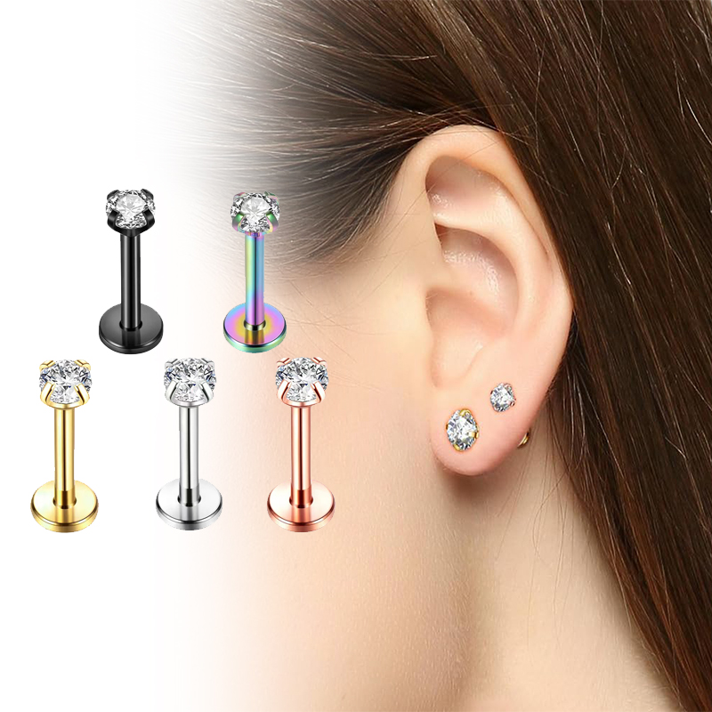 16G Titanium Internally Thread - đánh giá và giá Body Jewelry Back