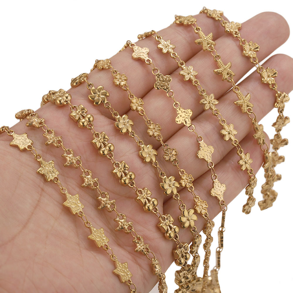 1Meter Stainless Steel Flower  - đánh giá và giá Body Jewelry Bulk