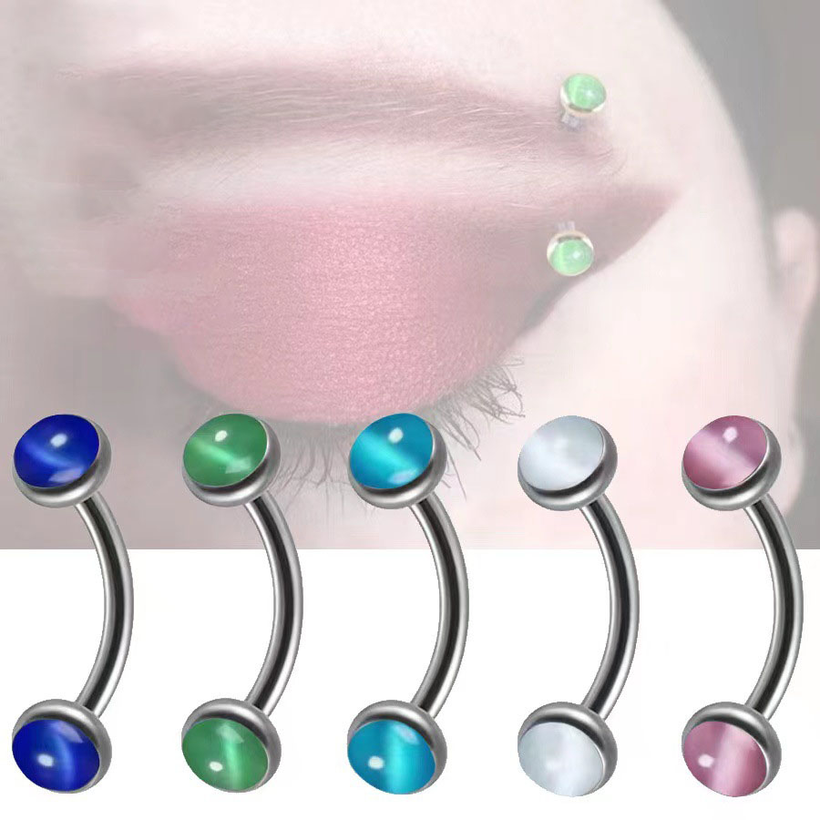 1Piece Eyebrow Piercing Banana - đánh giá và giá Rook Curved Barbell
