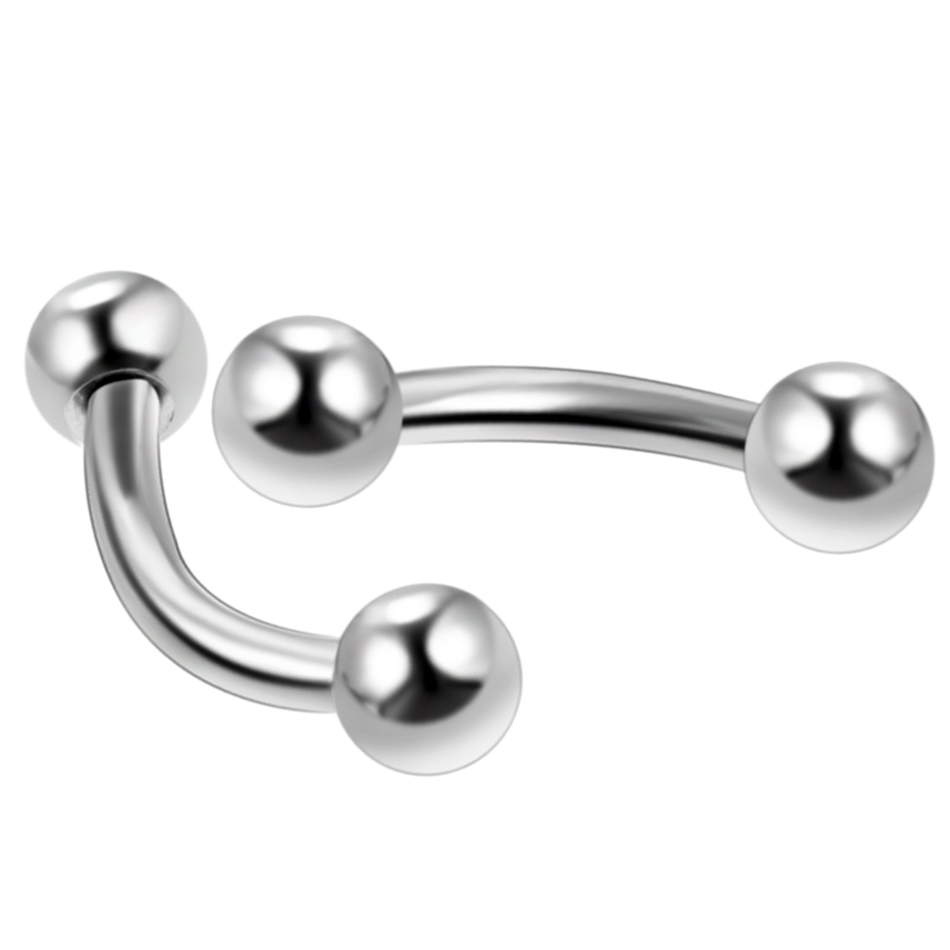 10 Cái/lốc Thép Lông Mày Chuối - đánh giá và giá Rook Curved Barbell