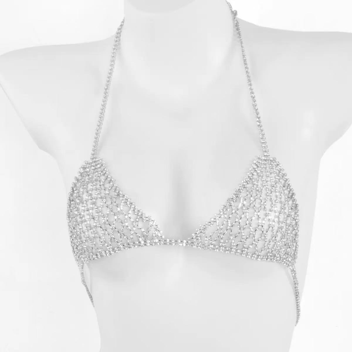 1 fashionable shiny rhinestone - đánh giá và giá Body Jewelry Chest