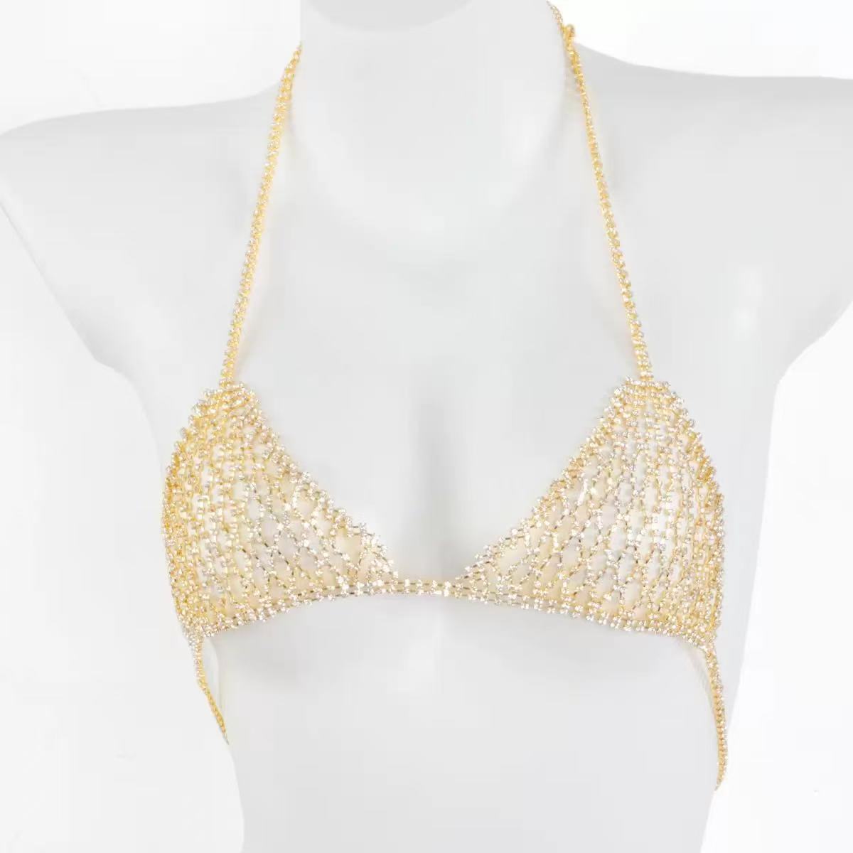1 fashionable shiny rhinestone - đánh giá và giá Body Jewelry Chest