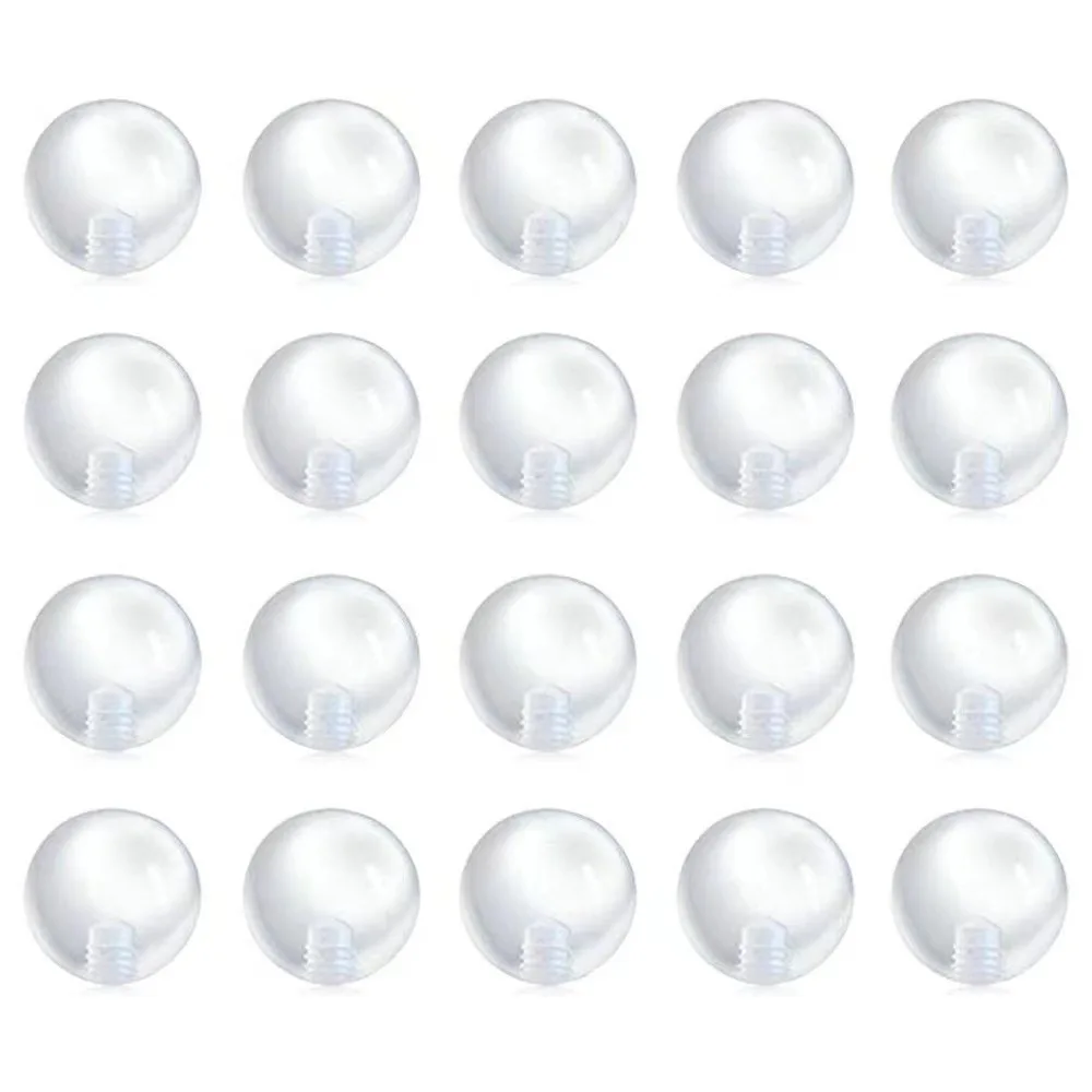 100pcs Transparent Replacement - đánh giá và giá Body Jewelry Replacement Ball