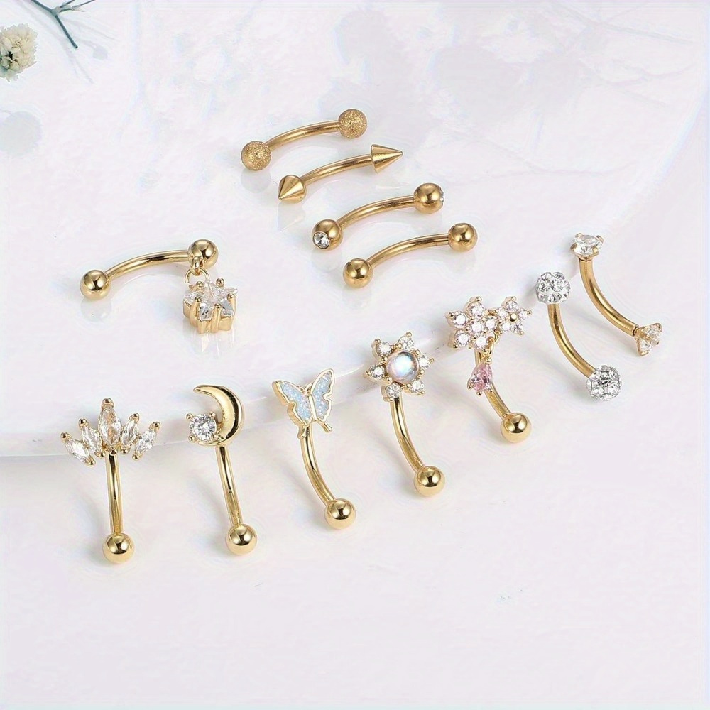Florideco 1PC Stainless Steel  - đánh giá và giá Rook Curved Barbell