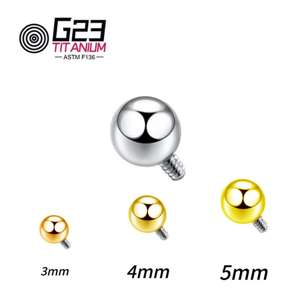 Wholesale 10/50pcs Titanium 14 - đánh giá và giá Body Jewelry Replacement Ball
