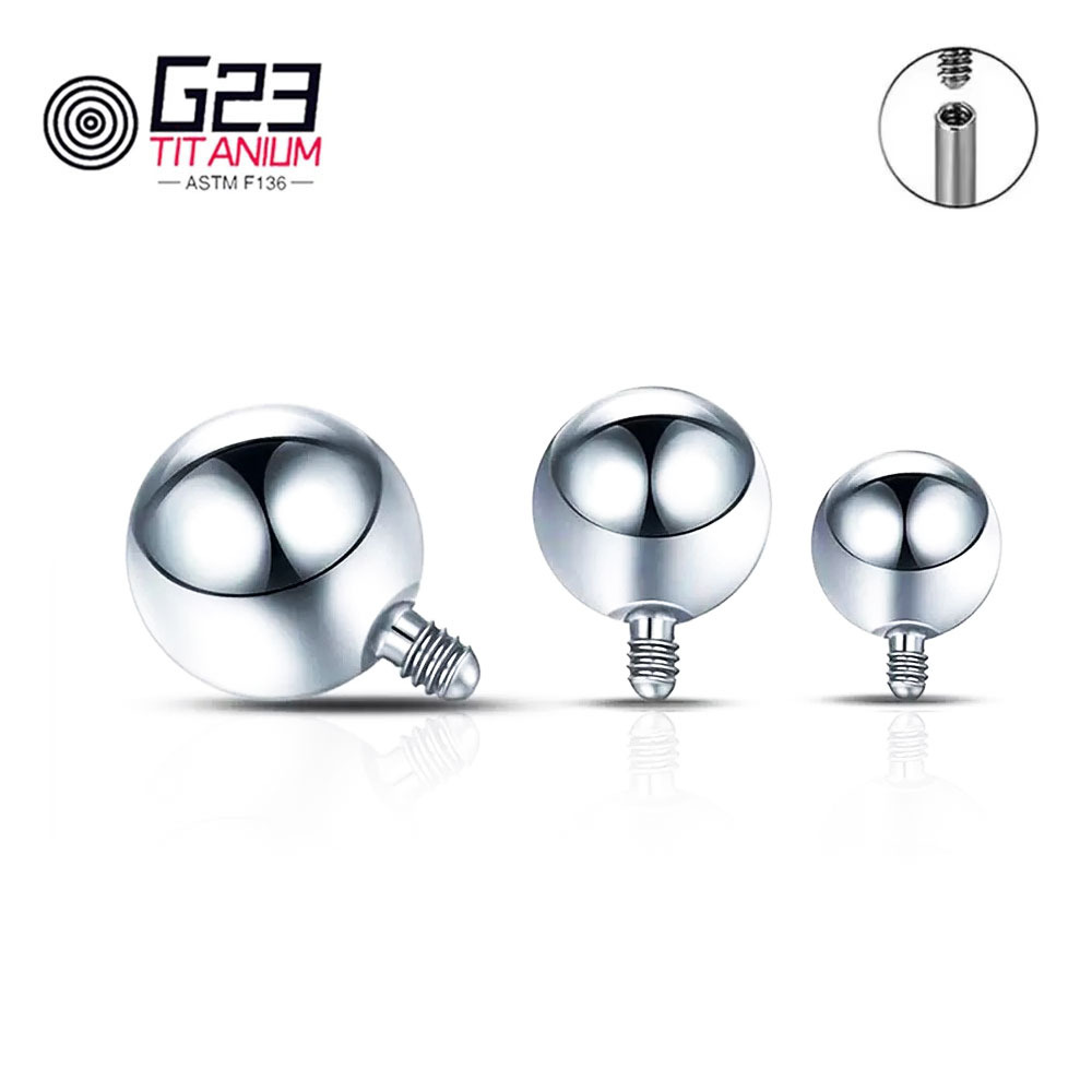 Wholesale 10/50pcs Titanium 14 - đánh giá và giá Body Jewelry Replacement Ball