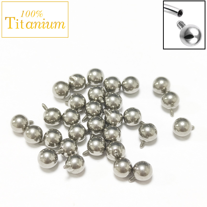 10Pc Implant Grade ASTM G23 Ti - đánh giá và giá Body Jewelry Replacement Ball