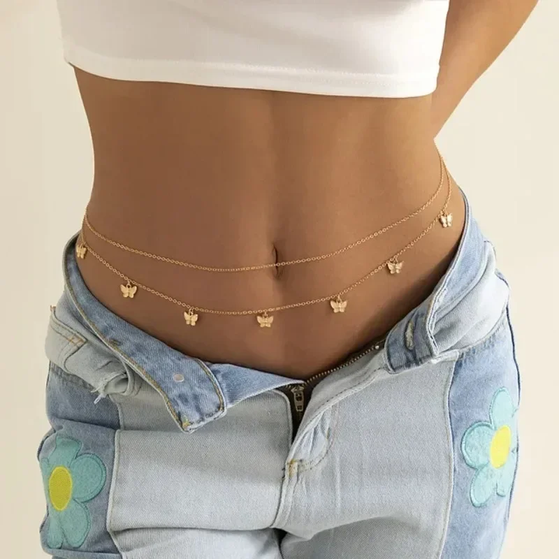 New Charm Sexy Double Layer Bu - đánh giá và giá Body Jewelry For Sale