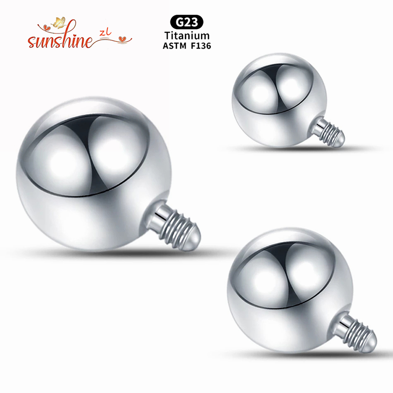 1PCS Internally Threaded Ball  - đánh giá và giá Body Jewelry Replacement Ball