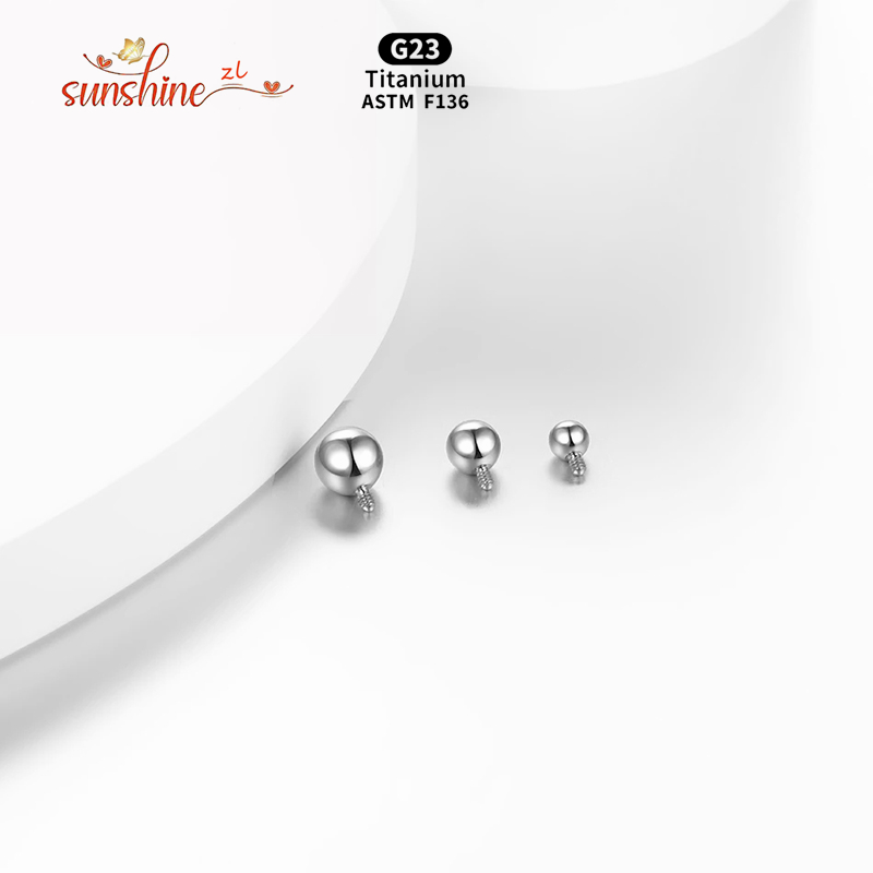 1PCS Internally Threaded Ball  - đánh giá và giá Body Jewelry Replacement Ball