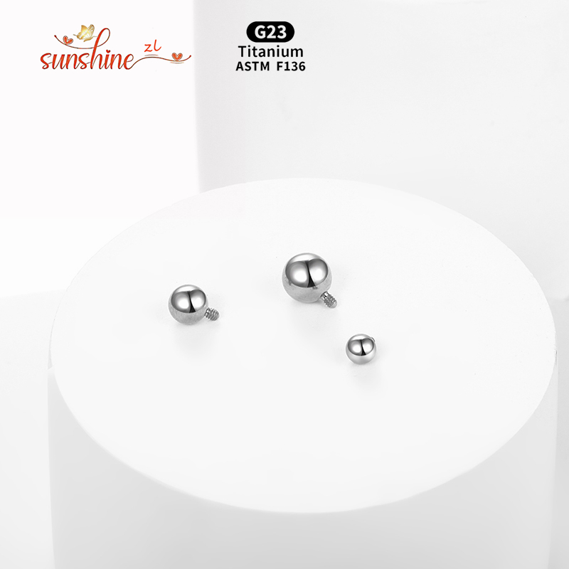 1PCS Internally Threaded Ball  - đánh giá và giá Body Jewelry Replacement Ball