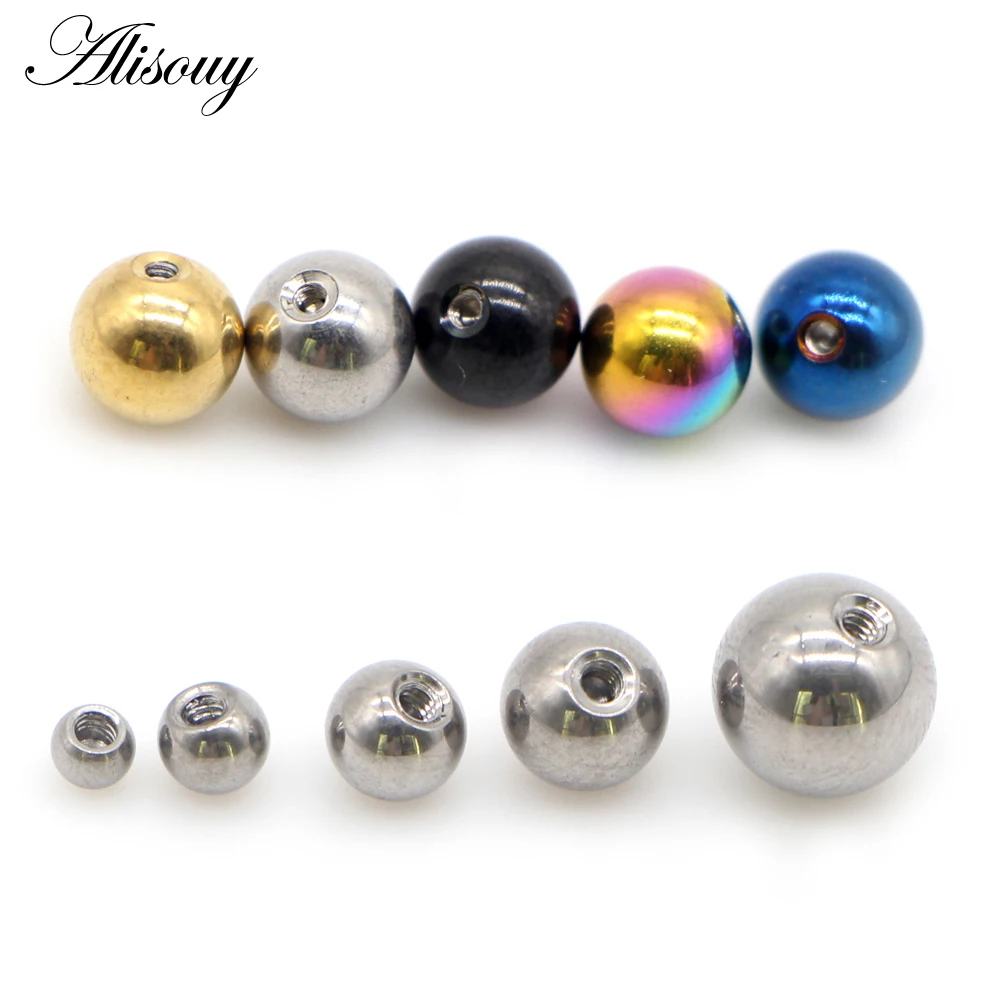 Alisouy 10 Pieces/Lot Stainles - đánh giá và giá Body Jewelry Replacement Ball