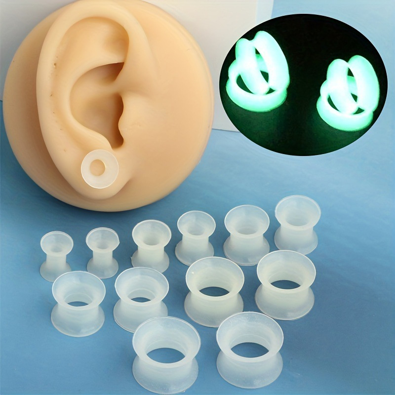 2pcs Size 3-30mm Glow-in-the-D - đánh giá và giá Body Jewelry Gauge Sizes
