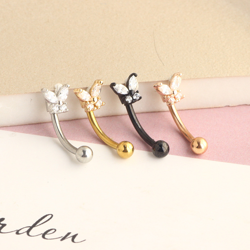 Gold Rook Piercing Jewelry 14K - đánh giá và giá Rook Curved Barbell