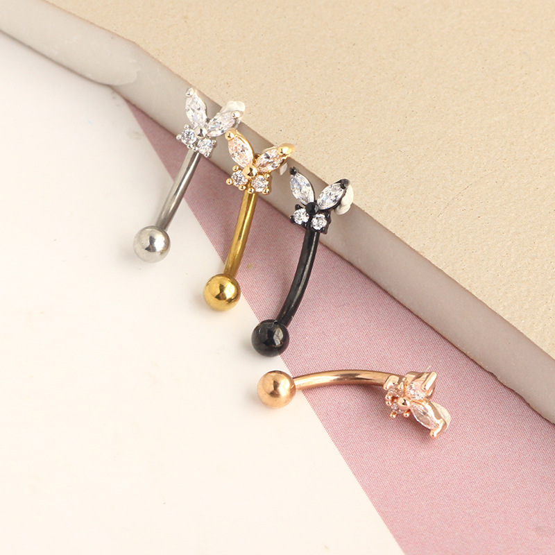 Gold Rook Piercing Jewelry 14K - đánh giá và giá Rook Curved Barbell