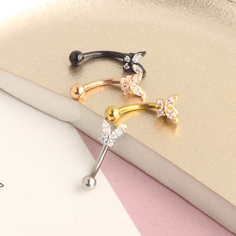 Gold Rook Piercing Jewelry 14K - đánh giá và giá Rook Curved Barbell
