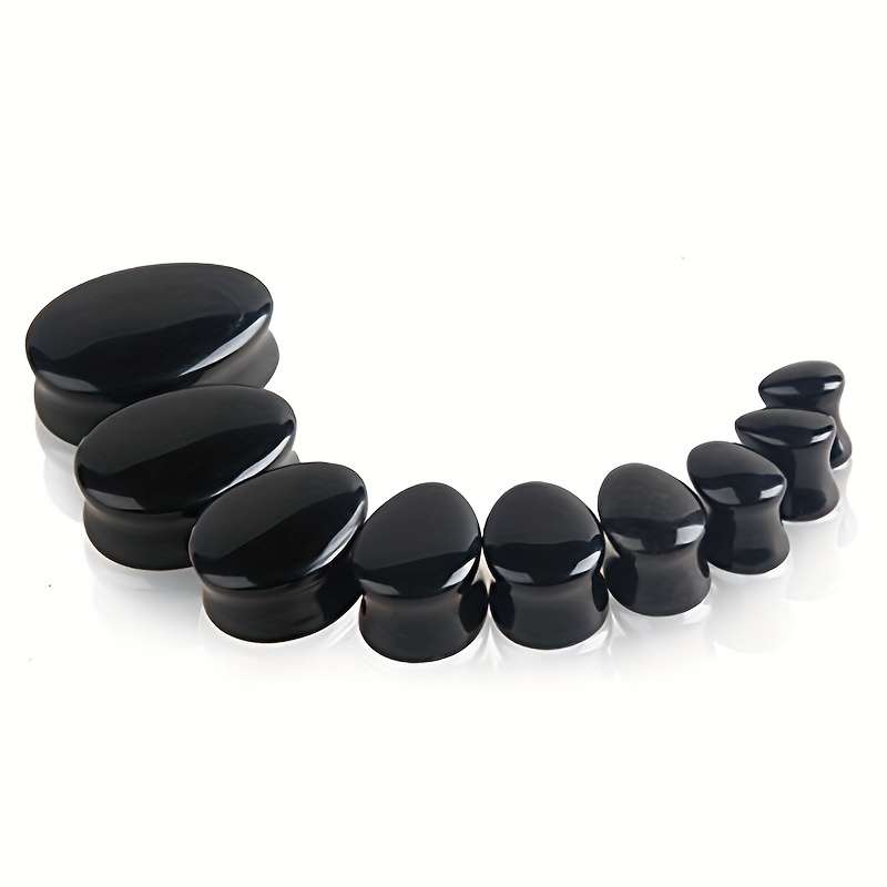 1 Pair Men's Water Drop Shape  - đánh giá và giá Body Jewelry Gauge Sizes