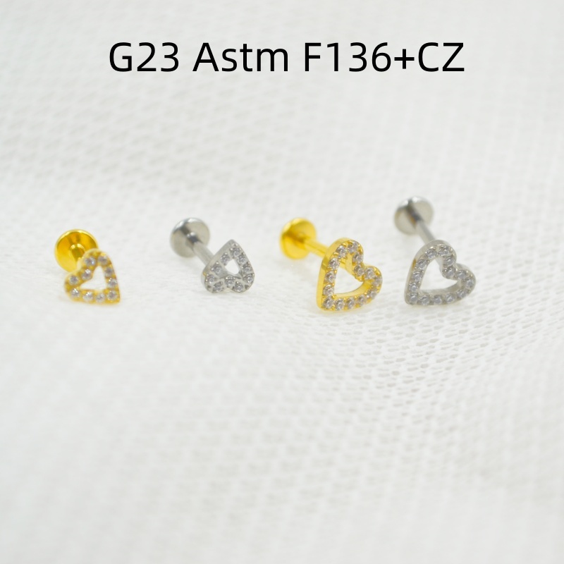 10pcs Body Jewelry 16Gx8mm G23 - đánh giá và giá Rook Curved Barbell