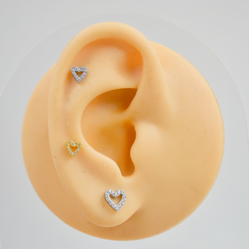 10pcs Body Jewelry 16Gx8mm G23 - đánh giá và giá Rook Curved Barbell