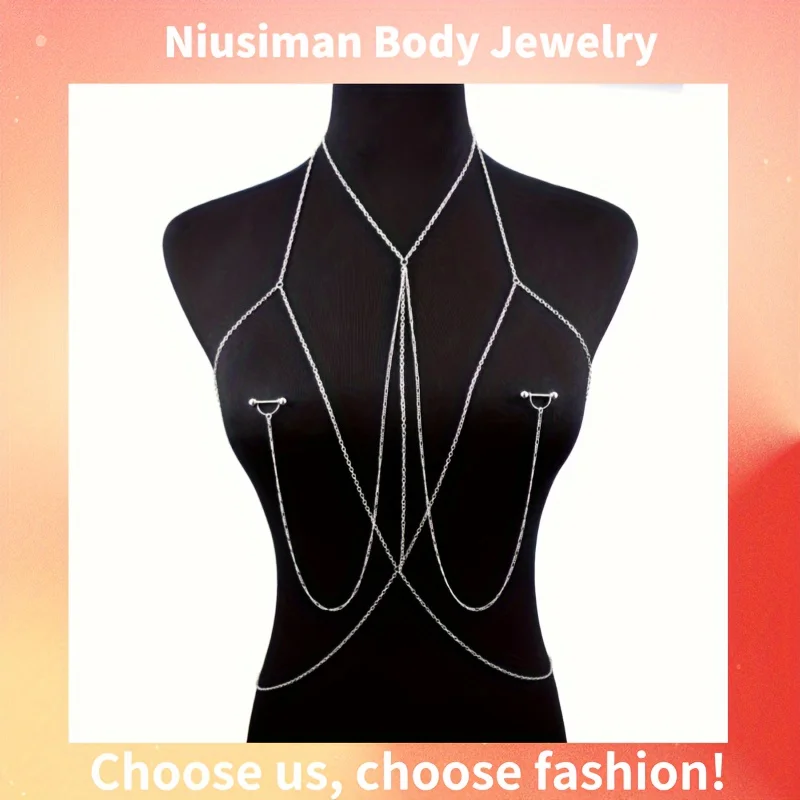 1pc  Elegant & Sexy Body Chain - đánh giá và giá Body Jewelry Chest