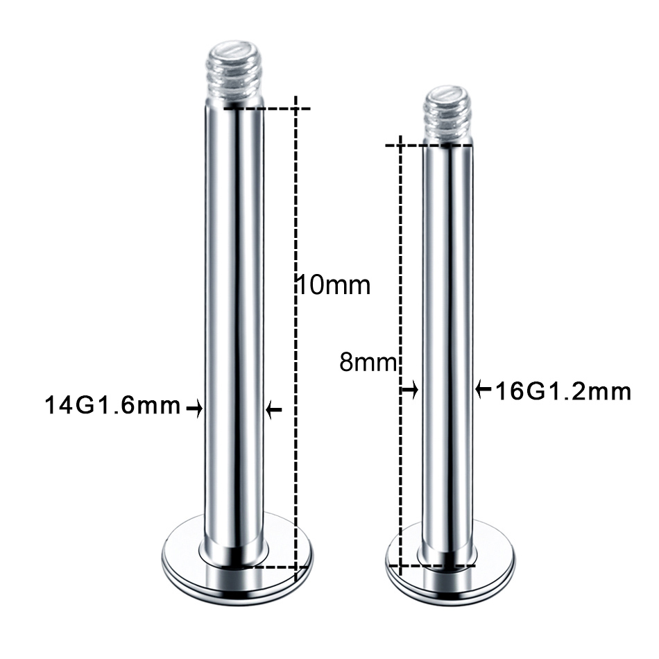 100 Cái/lốc Thép Bông Tai Barb - đánh giá và giá Body Jewelry Replacement Ball