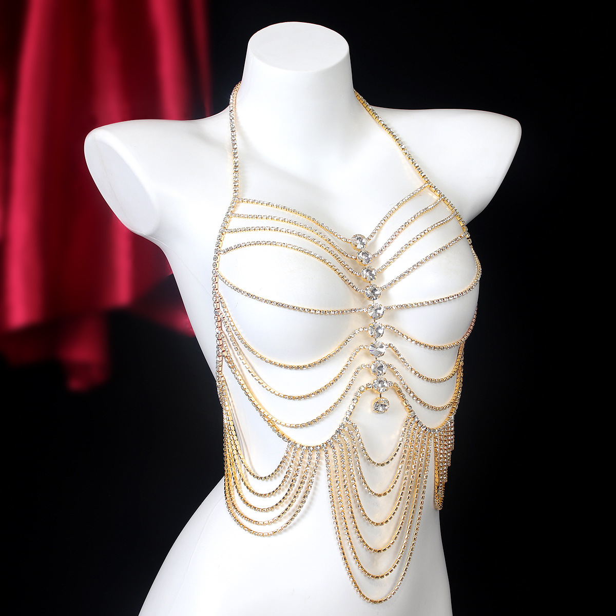 Luxurious Stripe Tassels Retro - đánh giá và giá Body Jewelry Chest