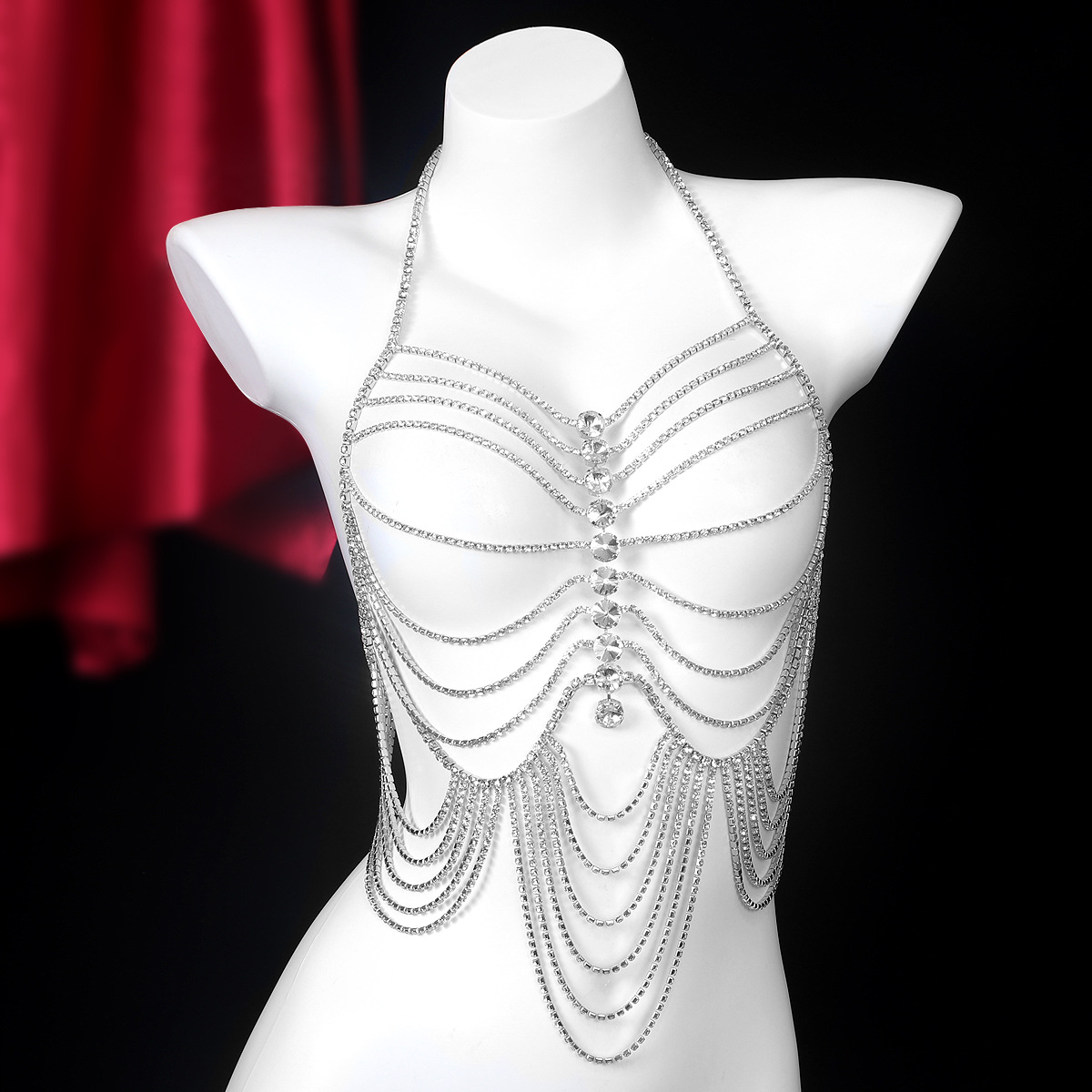 Luxurious Stripe Tassels Retro - đánh giá và giá Body Jewelry Chest