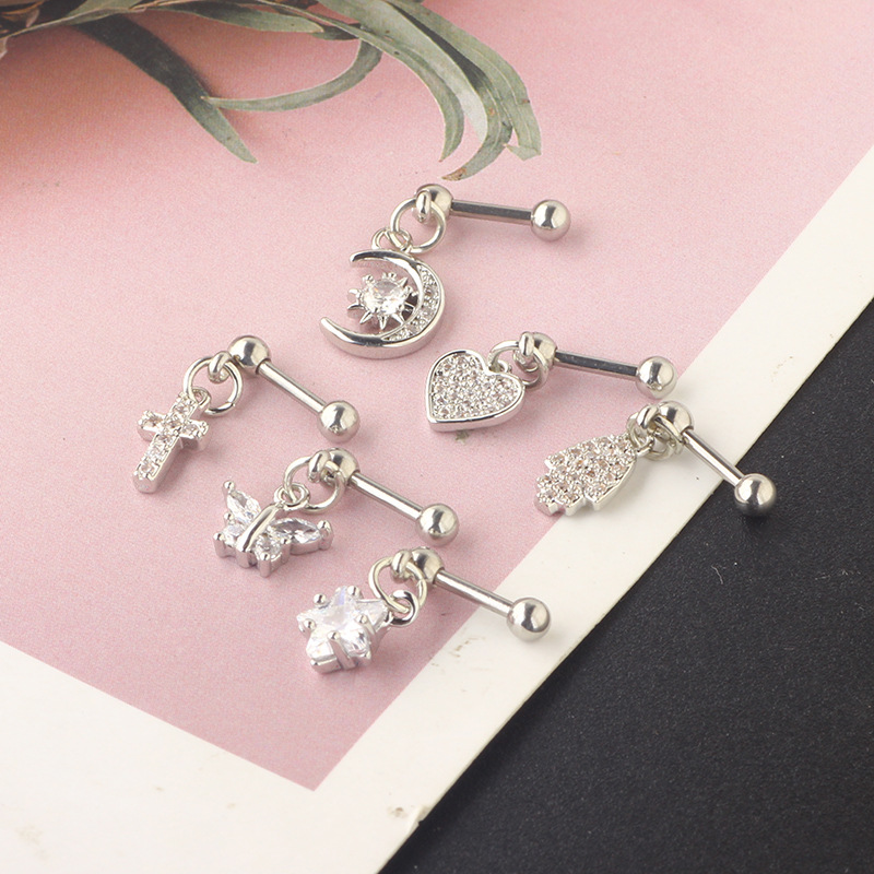 1 Cái Mặt Trăng Sụn Tai Bông B - đánh giá và giá Rook Curved Barbell