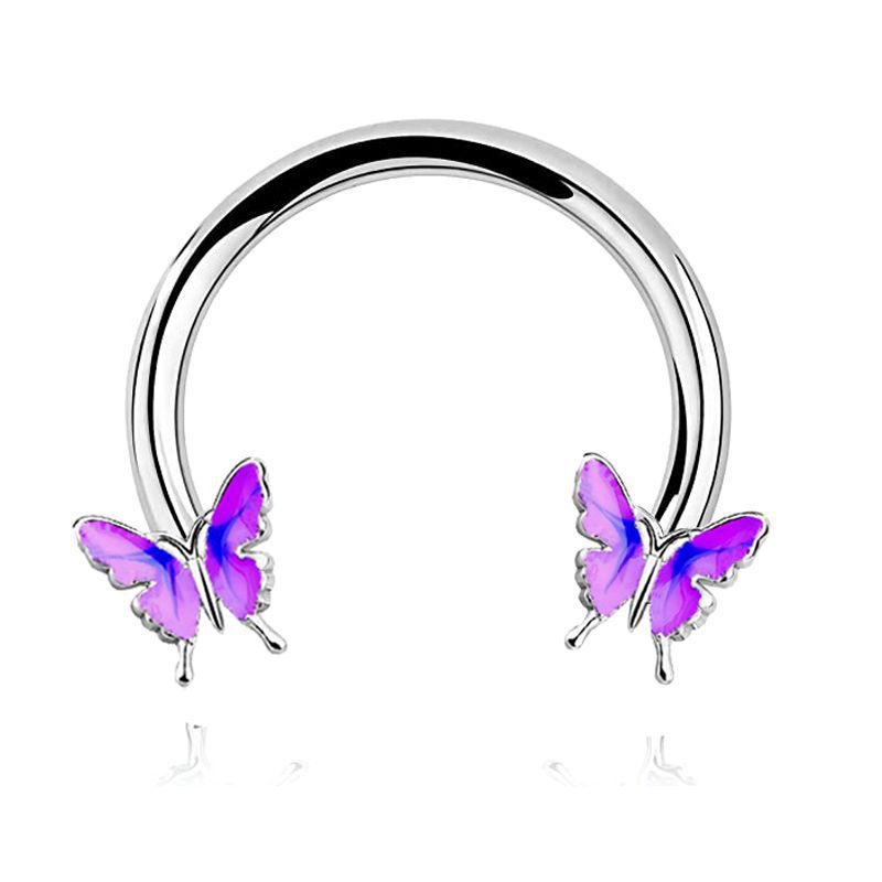 Fashion Pink Butterfly Stainle - đánh giá và giá Body Jewelry La