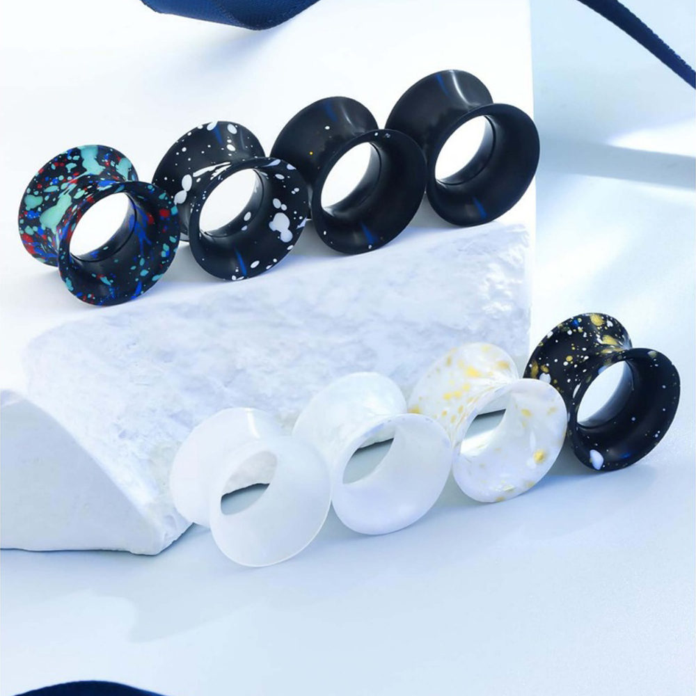 Silicone Ear Gauges Tunnels Pl - đánh giá và giá Body Jewelry Gauge Sizes