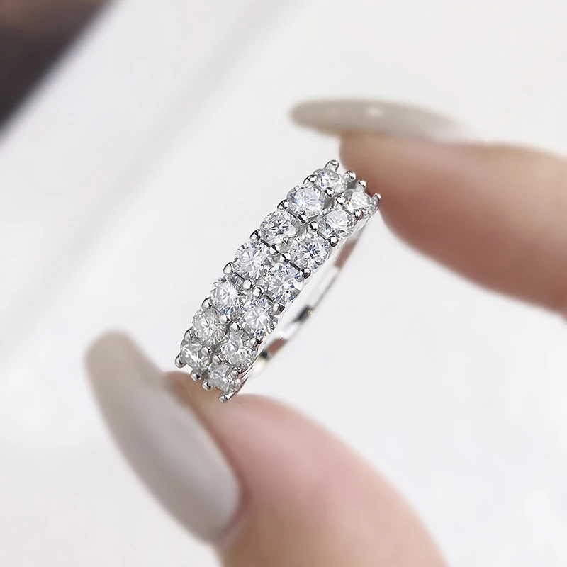 DWJ 1.4ct Real Moissanite Diam - đánh giá và giá Body Jewelry High Quality