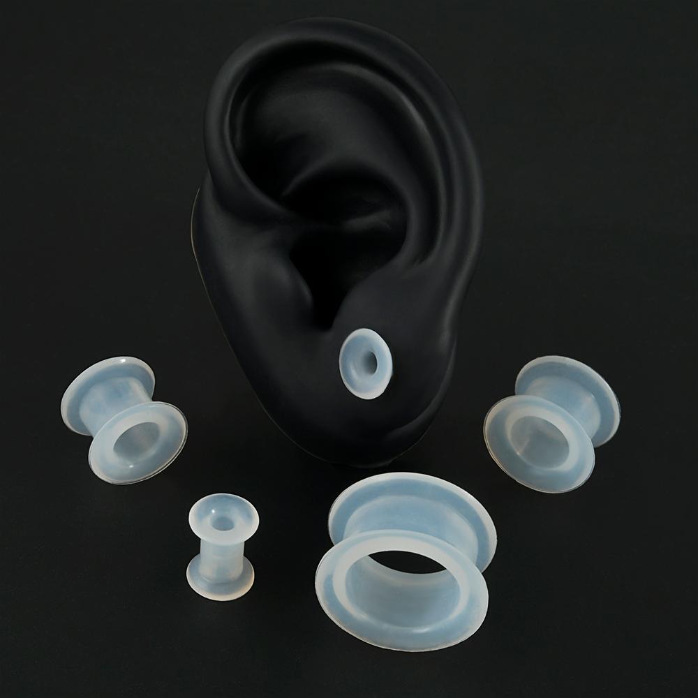 PAIR-Clear Ear Gauges Large Si - đánh giá và giá Body Jewelry Gauge Sizes