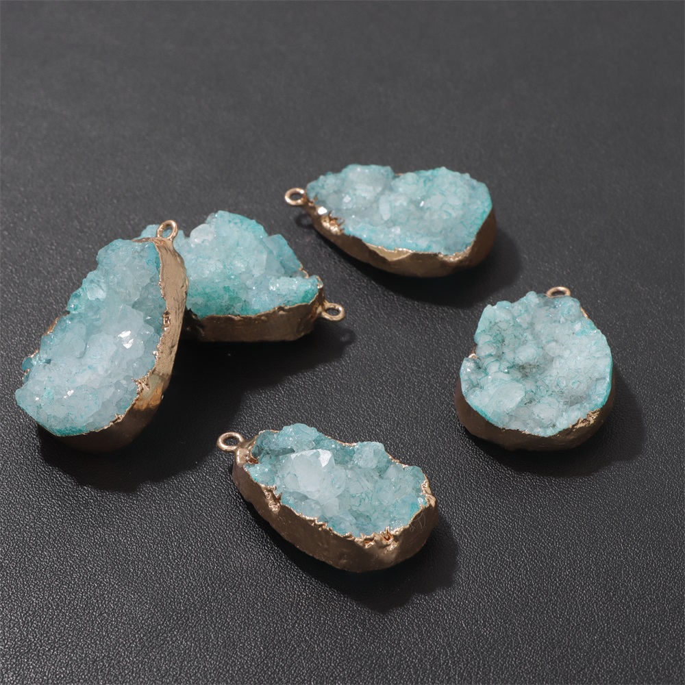 1PC Natural Agate Geode Pendan - đánh giá và giá Body Jewelry Unique