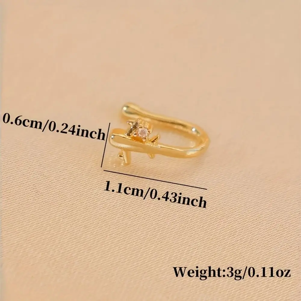 1PC Airplane Design No Piercin - đánh giá và giá Body Jewelry Hot