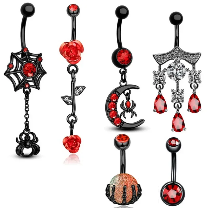 Personality Heart-shaped Navel - đánh giá và giá Body Jewelry Hot