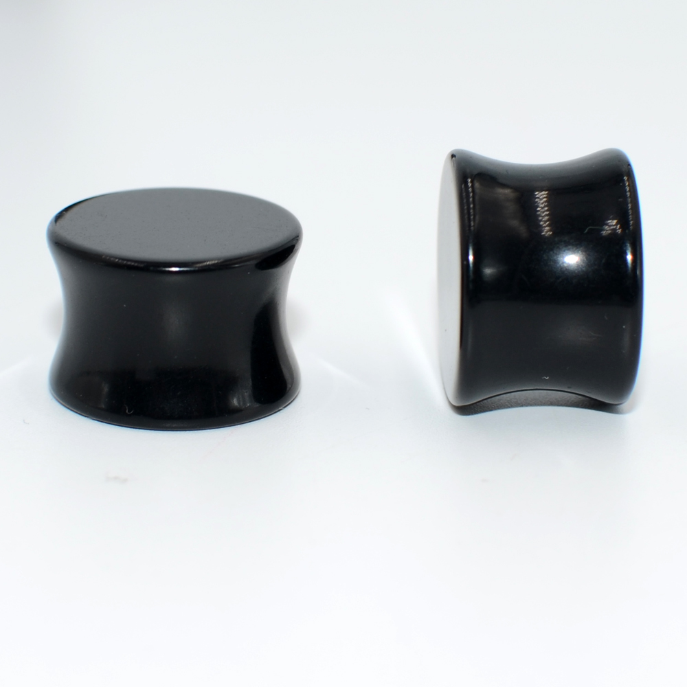 2 Cặp Acrylic Tai Trắng Và Đen - đánh giá và giá Body Jewelry Gauge Sizes