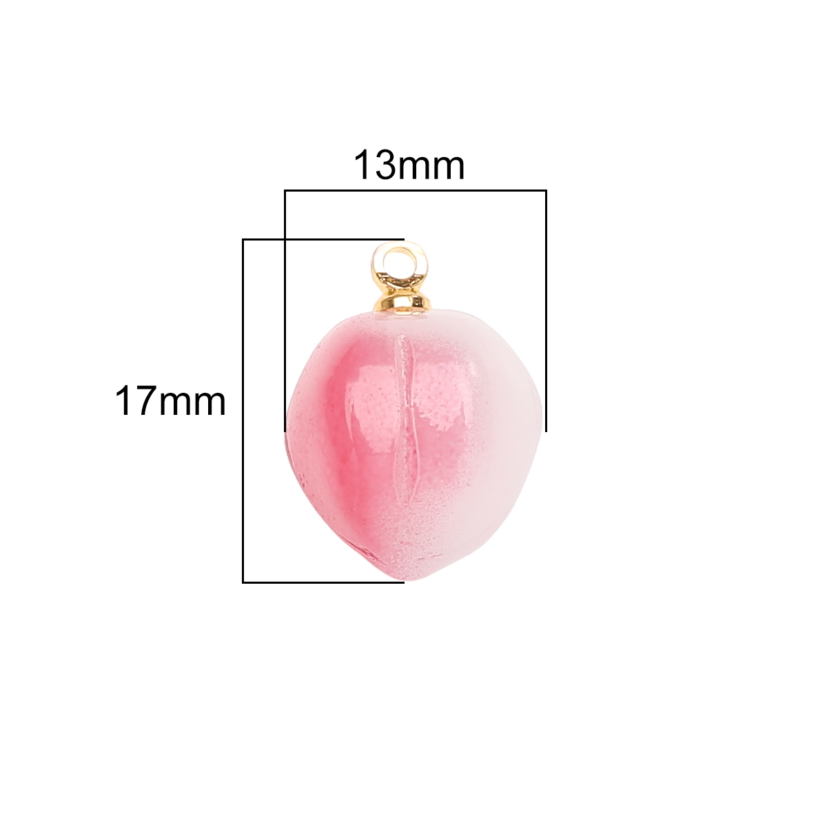13X17mm 5pcs/Bag Glass Pendant - đánh giá và giá Body Jewelry Unique