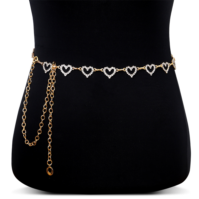 Fashion Rhinestone Heart Waist - đánh giá và giá Body Jewelry For Sale