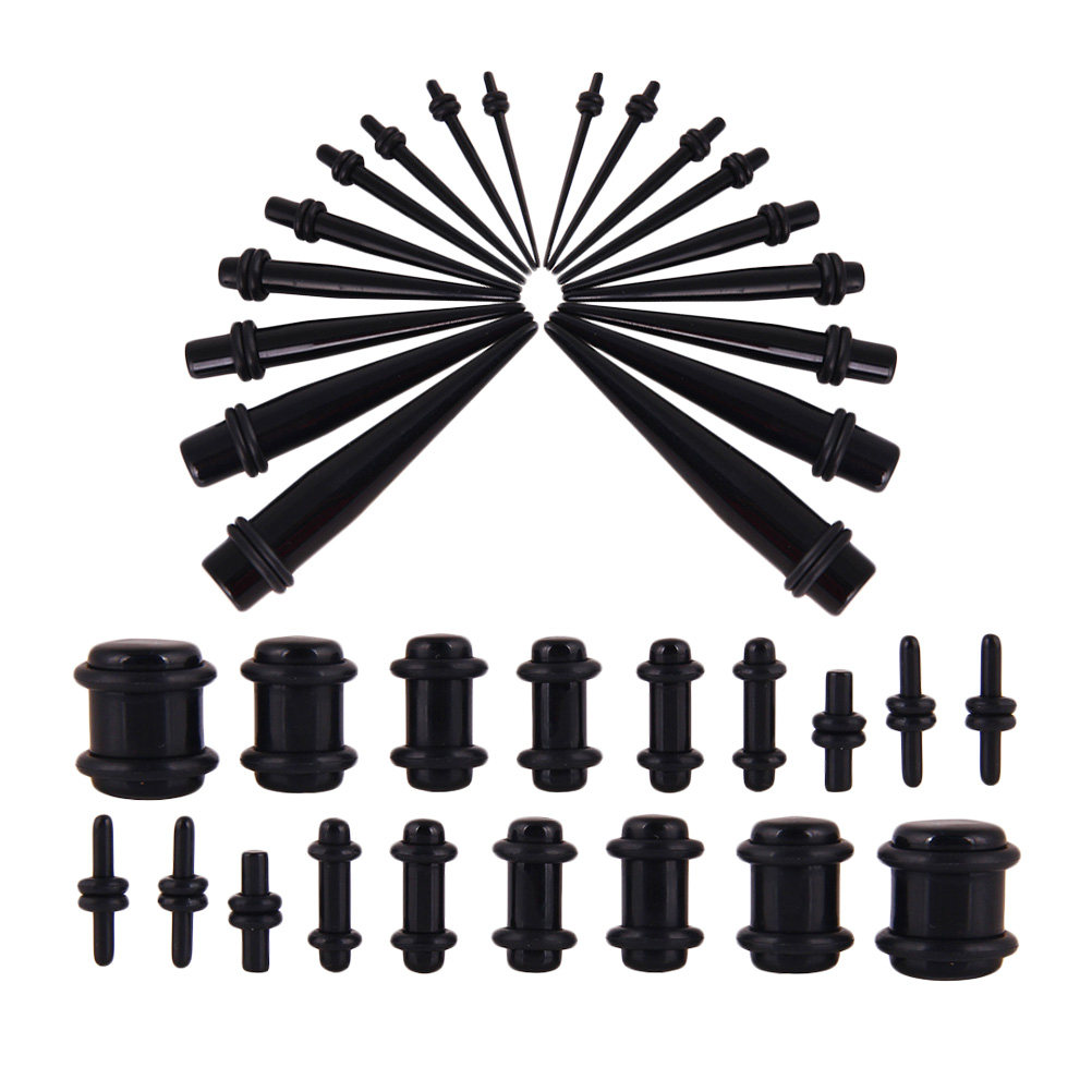 36Pcs Ear Expander Set Cone Au - đánh giá và giá Body Jewelry Gauge Sizes