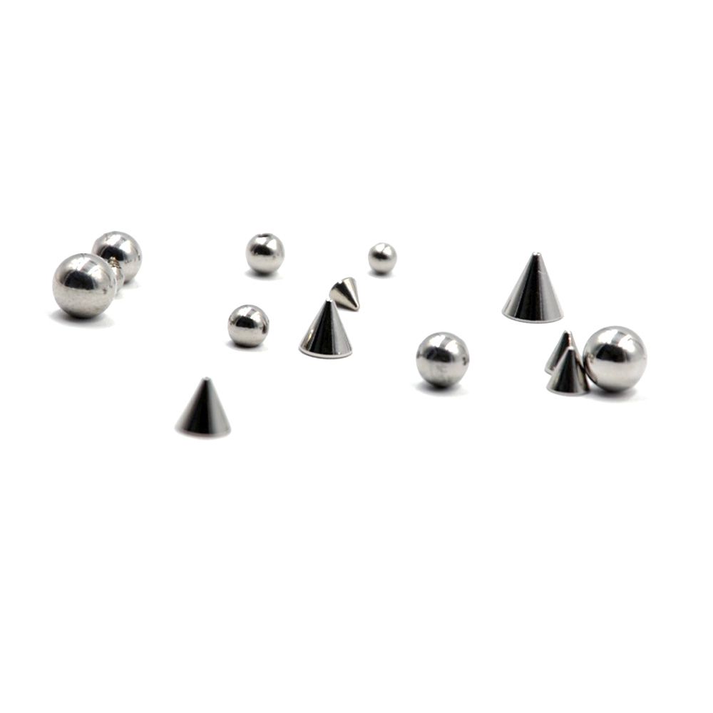 100 Cái/lốc Inox 14G 16G Phân  - đánh giá và giá Body Jewelry Replacement Ball