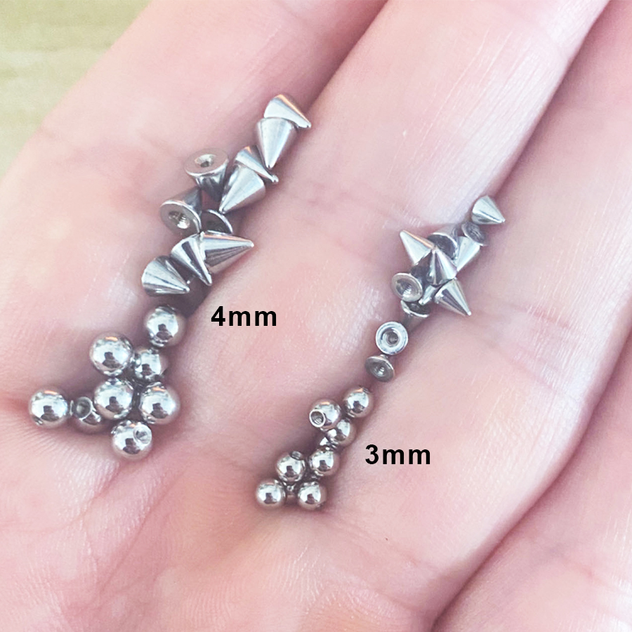100pcs 16G 3mm 4mm Replacement - đánh giá và giá Body Jewelry Replacement Ball