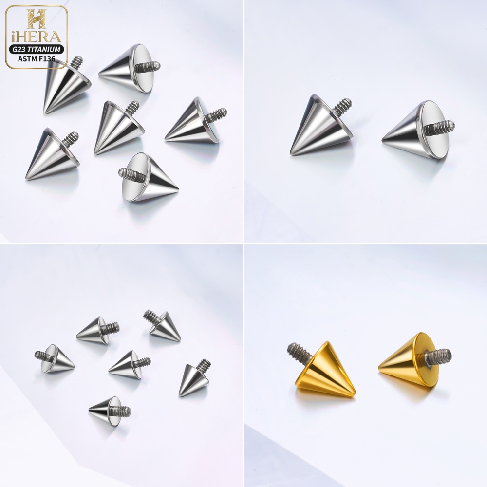 Titanium Ball Cone Replacement - đánh giá và giá Body Jewelry Replacement Ball